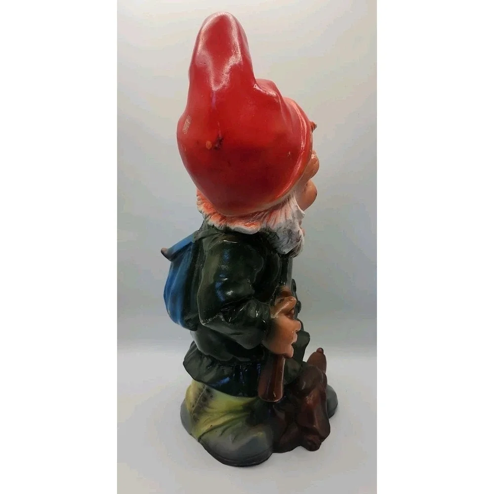 Hunting Cortolan 1960s Garden Gnome 13